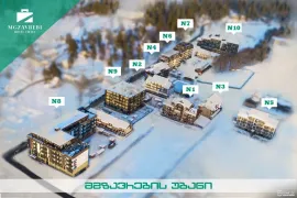 Продается квартира, 3 Kомнатная, Новостройка, Боржомский район, Бакуриани