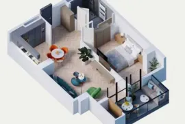 Apartment for sale, 2 Room, Under construction, Tbilisi, saburtalo
