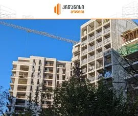 Продается квартира, 3 Kомнатная, В процессе строительства, Тбилиси, Крцаниси