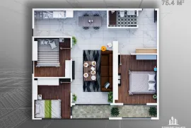 Продается квартира, 2 Kомнатная, В процессе строительства, Батуми, Химшиашвили Район