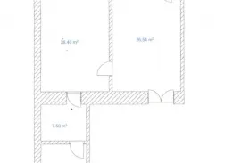 Apartment for sale, 2 Room, Old building, Tbilisi, Sololaki