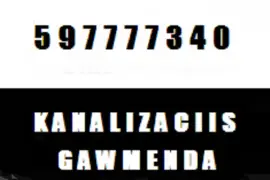 597777340 santeqniki ufaso gamozaxebit gachedili kanalizaciis gawmenda