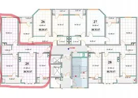 Продается квартира, 4 Kомнатная, Новостройка, Тбилиси, Исани