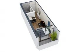 Продается квартира, 1 Kомнатная, Новостройка, Батуми, Район аэропорта