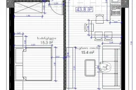 Apartment for sale, 2 Room, New building, Tbilisi, Didi digomi