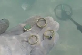 დაკარგული ნივთების ძებნა ოქროს საძებნი მეტალო დეტექტორით