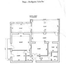 Продается квартира, 3 Kомнатная, Старое здание, Тбилиси, saburtalo