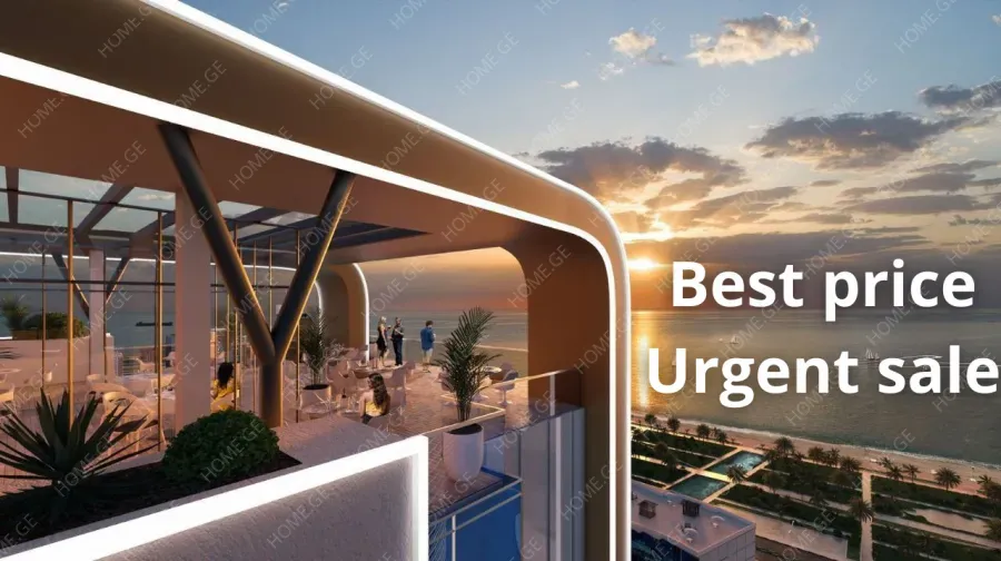 Продается квартира, 1 Kомнатная, Новостройка, Батуми, Район аэропорта