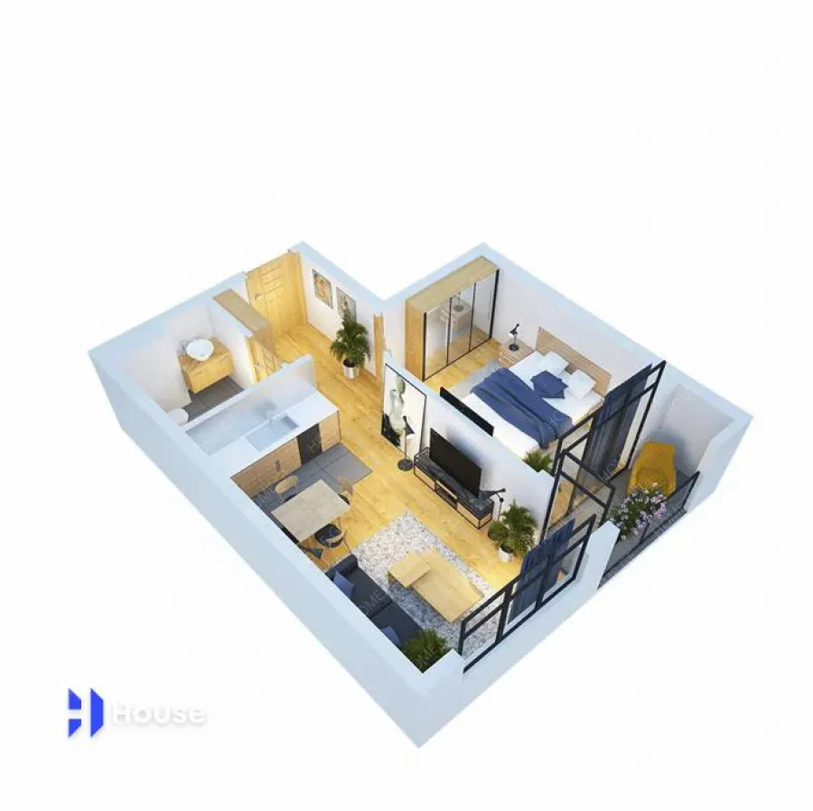 Продается квартира, 2 Kомнатная, Новостройка, Тбилиси, Диди Дигоми