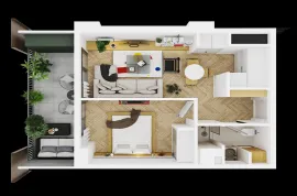 Apartment for sale, 2 Room, Under construction, Tbilisi, saburtalo