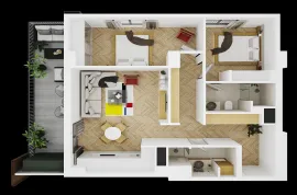 Apartment for sale, 3 Room, Under construction, Tbilisi, saburtalo