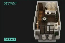Apartment for sale, 3 Room, Under construction, Tbilisi, saburtalo
