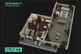იყიდება ბინა, 3 ოთახიანი, მშენებარე, თბილისი, საბურთალო