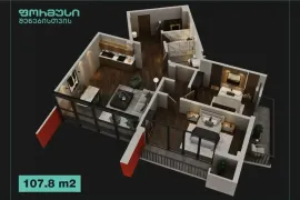 იყიდება ბინა, 3 ოთახიანი, მშენებარე, თბილისი, საბურთალო