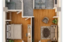 Apartment for sale, 2 Room, New building, Tbilisi, Bagebi