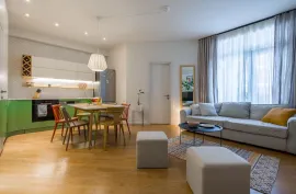 Аренда, 2 Kомнатная, Новостройка, Тбилиси, saburtalo