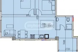 Apartment for sale, 3 Room, New building, Tbilisi, Digomi