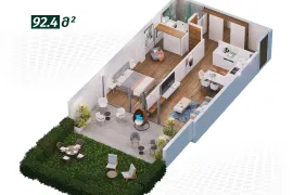 იყიდება ბინა, 2 ოთახიანი, ახალი აშენებული, თბილისი, ლისის ტბა