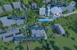 Apartment for sale, 2 Room, Under construction, Tbilisi, saburtalo