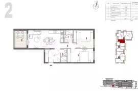 TROGIR-NOVOGRADNJA PRIZEMLJE -DVOSOBNI STAN (S2), Trogir, Διαμέρισμα