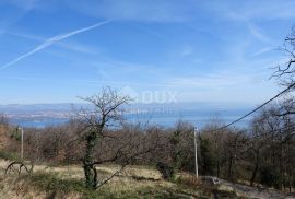 OPATIJA, LOVRAN, DOBREĆ- građevinski teren 1050m2 S GRAĐEVNOM DOZVOLOM!!!! i pogledom na more, Opatija - Okolica, أرض