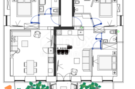 RIJEKA, TURNIĆ - vrhunski stanovi u novoadaptiranoj kući, parking, mirna ulica, pogled, Rijeka, Apartamento