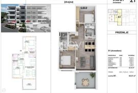 Makarska, dvosoban stan, novogradnja Z1,S1, Makarska, Flat