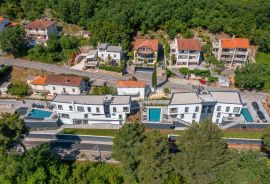 OPATIJA, MOŠĆENIČKA DRAGA – dvije nove vile s bazenom, 410m2 + 225m2 s vrtom, namještajem i wellnessom, Mošćenička Draga, Haus