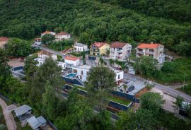 OPATIJA, MOŠĆENIČKA DRAGA – dvije nove vile s bazenom, 410m2 + 225m2 s vrtom, namještajem i wellnessom, Mošćenička Draga, Haus