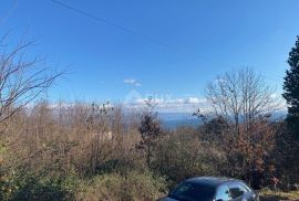 OPATIJA, IČIĆI, POLJANE- građevinsko zemljište 620m2 S GRAĐEVNOM DOZVOLOM i pogledom na more, Opatija - Okolica, Terrain