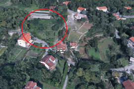 OPATIJA, IČIĆI, POLJANE- građevinsko zemljište 620m2 S GRAĐEVNOM DOZVOLOM i pogledom na more, Opatija - Okolica, Terrain