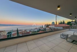 OPATIJA, CENTAR - ekskluzivni penthouse s pogledom, bazenom i garažom, Opatija, Daire