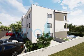 Malinska, novogradnja, penthouse sa pogledom na more i jednosobni stan sa okućnicom, prodaja, Malinska-Dubašnica, Wohnung