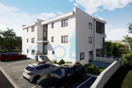 Malinska, novogradnja, penthouse sa pogledom na more i jednosobni stan sa okućnicom, prodaja, Malinska-Dubašnica, Wohnung