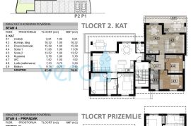 Malinska, novogradnja, penthouse sa pogledom na more i jednosobni stan sa okućnicom, prodaja, Malinska-Dubašnica, Wohnung