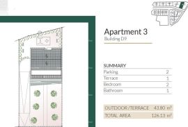 Stan Prodaja modernih apartmana u predivnom stambenom naselju, Umag D9-A3, Umag, Appartment