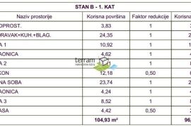 Istra, Medulin, stan prvi kat 109,83m2, garaža, NOVO #prodaja, Medulin, Kвартира