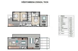 APARTMANI U STAMBENOJ ZGRADI, NOVOGRADNJA - TKON, PAŠMAN, Tkon, Flat