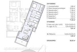 APARTMANI U STAMBENOJ ZGRADI, NOVOGRADNJA, 100 m OD MORA - ŠIMUNI, PAG, Pag, Appartement