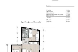 APARTMANI U BLIZINI MORA, NOVOGRADNJA - POVLJANA, PAG, Povljana, Kвартира