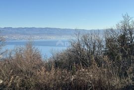 OPATIJA, LOVRAN - građevinski teren 1745m2 s kvalitetnim pogledom na more, Lovran, Terreno