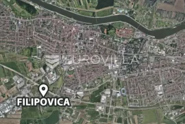 Osijek, Filipovica, zemljište za obiteljsku kuću 418 m2, Osijek, Terrain