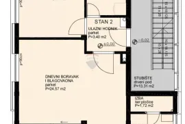 NOVOGRADNJA Zagreb, Perjavica dvosoban stan 71,22 M2, Zagreb, Flat