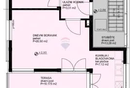 NOVOGRADNJA Zagreb, Perjavica, dvosoban stan 64,38 m2 sa balkonom, Zagreb, Daire