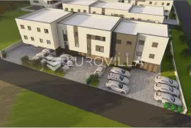 Pula, širi Centar - moderan dvosobni stan u novogradnji, prizemlje s vrtom, NKP 49.60 m2, Pula, شقة