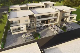 Pula, širi Centar - moderan dvosobni stan u novogradnji, prizemlje s vrtom, NKP 49.60 m2, Pula, Apartamento