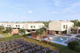 Istra, Labin - vrhunska moderna villa B, grijani bazen 48 m2, 2402 m2 uređene okućnice, Labin, Maison