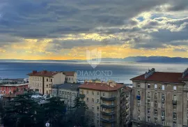 Rijeka, Belveder jednosobni topao stan sa pogledom na more, Rijeka, Kвартира