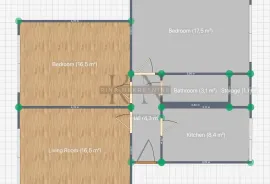 ZAGREB – REMETINEČKI GAJ – TROSOBAN STAN – 68,59 M2, Zagreb, Appartment