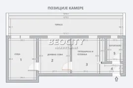 Čukarica, Vodovodska, Branka Cvetkovića, 2.0, 62m2, Čukarica, شقة